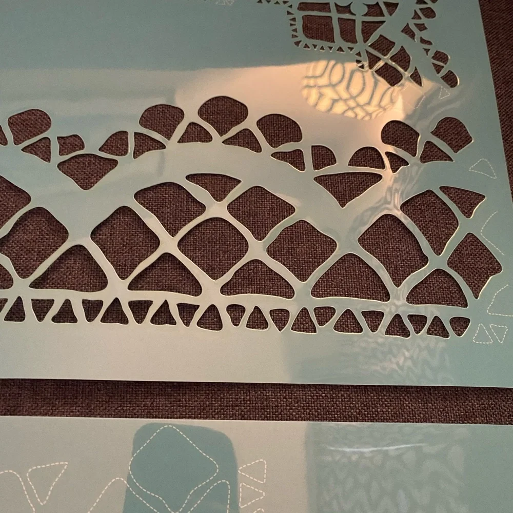 Martha Stewart lace design stencils